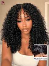 Beautyforever 3D Body Wave 13x4 7x5 Bye KNOTS Glueless Wig Human Hair Ready to Wear Drawstring Human Hair Wig Fits All Size Head