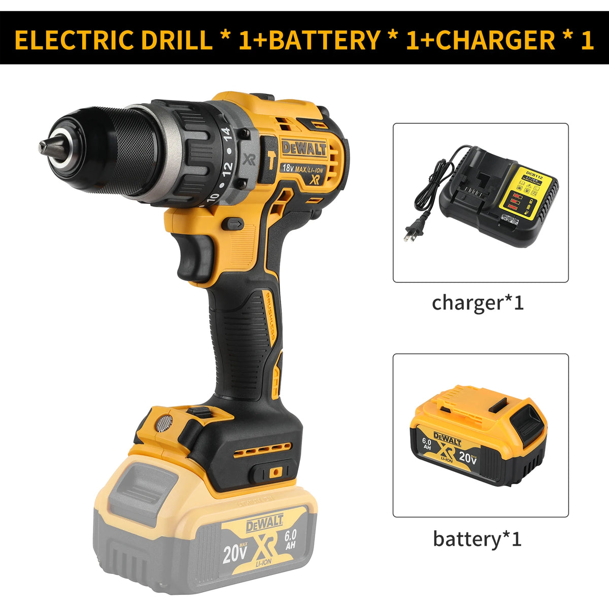 DEWALT 796 18V Brushless High Torque Impact Screwdriver Portable for Home Improvement DIY & Professional Work
