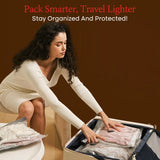 Travel Vacuum Bags with Rechargeable Air Pump Carry-on Size Compression Packing Bags for Luggage And Suitcase Space Saver