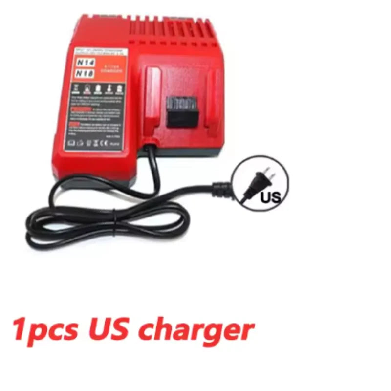 9.0Ah/12.0Ah/6.0A M18 18V Replacement For Milwaukee M18B5 XC Li-ion battery Charger, BR, 48-11-1815 2604-20 48-11-1850 charger