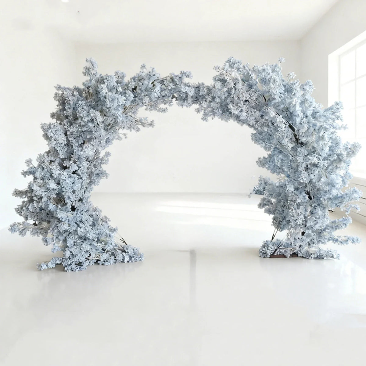 Artificial 10FT/6FT ox horn shape Arch Blossom Tree Flower Stand Indoor For Party Wedding Decor cherry blossom Large Plants Tree