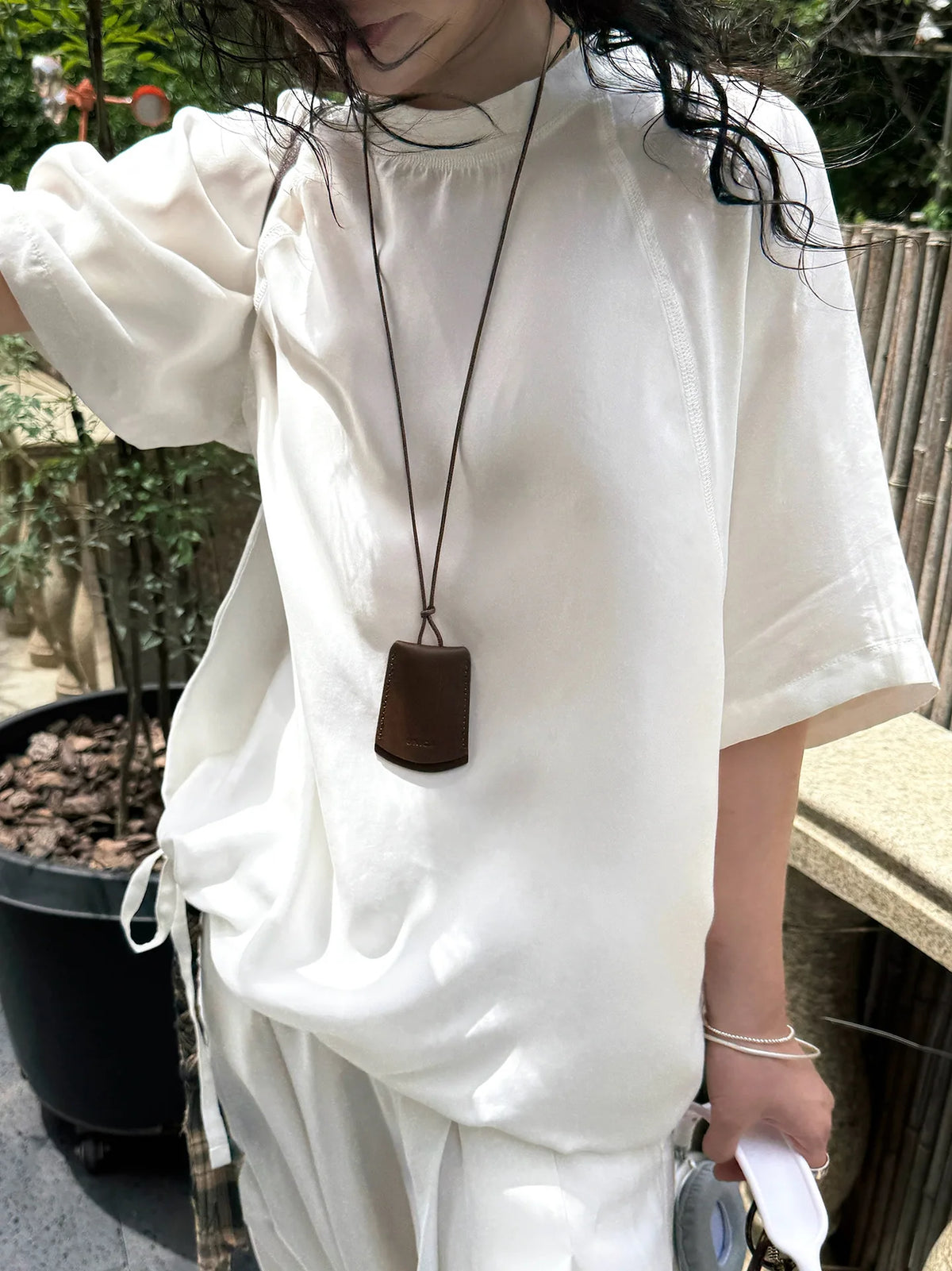 Summer Women's Casual Solid Color Round Neck Short Sleeved Loose T-Shirt