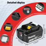 Original Makita 18V 6AH, new fast charging | Suitable for BL1830B BL1850B BL1850 as a substitute for lithium batteries