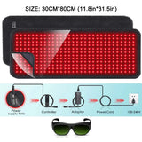 Updated Red Light Therapy Heating Pad for Body Device Cushion Mat Waist Back Shoulder Muscle Pain Relief Relax Infrared Light