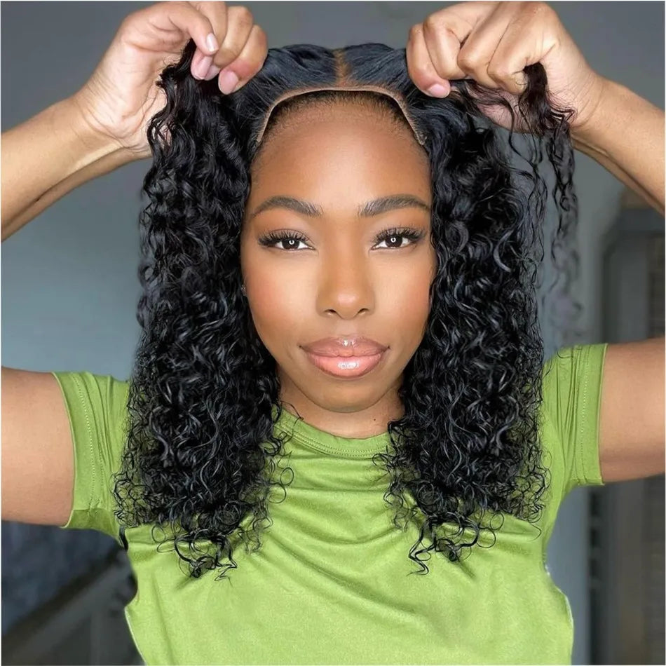 Highlight Ombre Bob Wig Human Hair Curly Short 5X5 Hd Lace Closure Wig Honey Blonde P427 Colored Glueless Deep Wave Frontal Wigs
