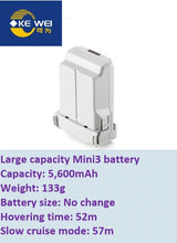Large Capacity Refitting Battery 5200mAh ~ 8400mAh for DJI Mini3, Mini3 Pro & Mini4 Pro & Mini5 Pro Drone for Drone Fans