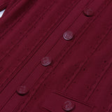 Three Colors High-quality New Elastic Knitted Fabric Hollowed Out Single Breasted Round Neck Long Sleeved Slim Fit Women Dress