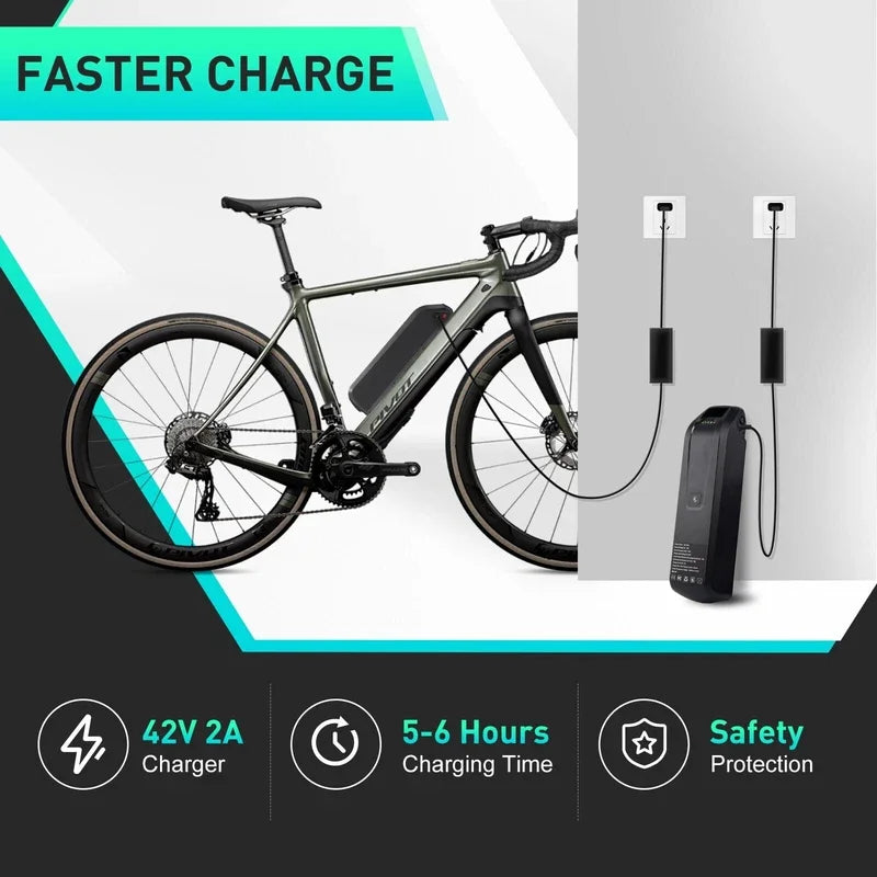 Hailong E-Bike Battery 36V 48V 20000mAh 20Ah Mountain Bicycle 18650 Electric Bateria Pack for Bafang 1500W 1000W 750W 500W