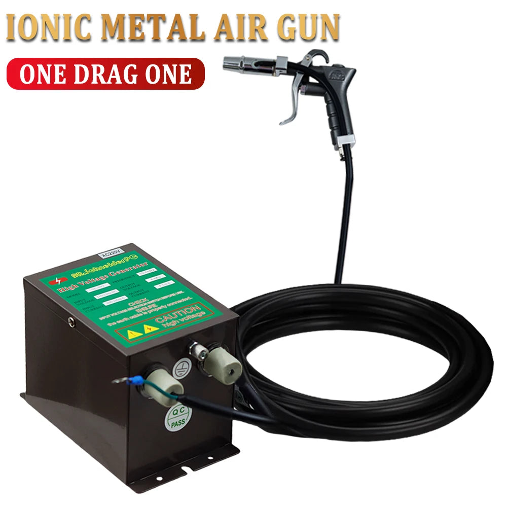 Efficient Remove Electrostatic Ionizing Air Gun Adjustable Static Eliminator Lonizing Air Blower Electrostatic Ion Removing Gun
