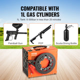SucceBuy PCP Air Compressor 4500PSI/30Mpa Portable PCP Pump Compressor Water-Free Air Rifle Paintball Scuba Tank Compressor