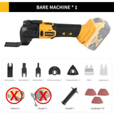 DEWALT  Brushless Quick Release Oscillating Tool Multifunctional Electric Cutting Tool Renovator For Dewalt 20V Battery Powered