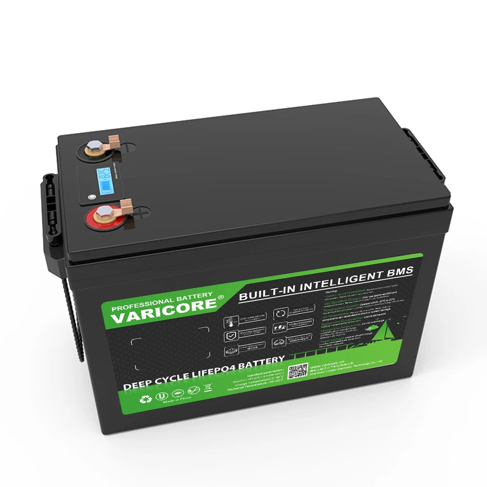VariCore 48V/58.4V 50Ah LiFePO4 Battery 16 Strings Lithium Iron Phosphate High Power Alternator Solar Energy Golf Cart Yacht