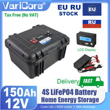 VariCore 12V/24V/36V/48V 360Ah 340Ah 180Ah 100Ah 120Ah LiFePO4 Battery for 4s 8s 10s 16s Solar Touring Car Golf Cart Duty-free
