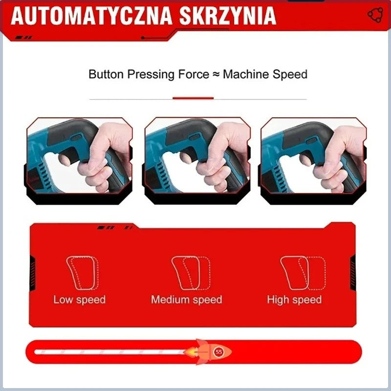 Makita Wireless and Brushless Reciprocating Saw, Multifunctional Outdoor Electric Tool, Handheld Electric Saw for Makita battery