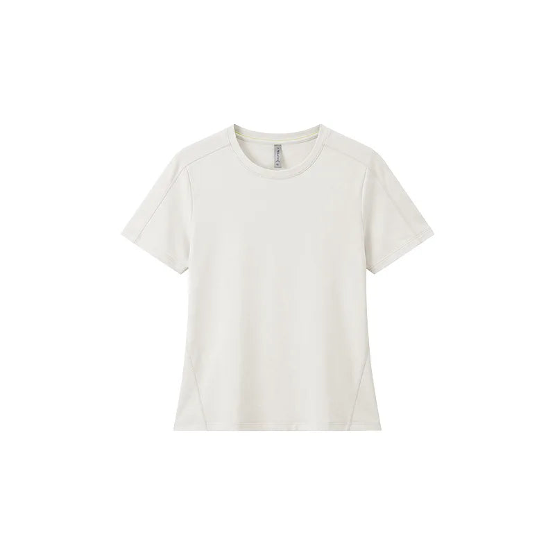 Women Merino Wool Blend Athletic ACTIVE T-Shirt Short Sleeve Quick Dry Odor Resistant Breathable Outdoor Running Hiking Top TEE