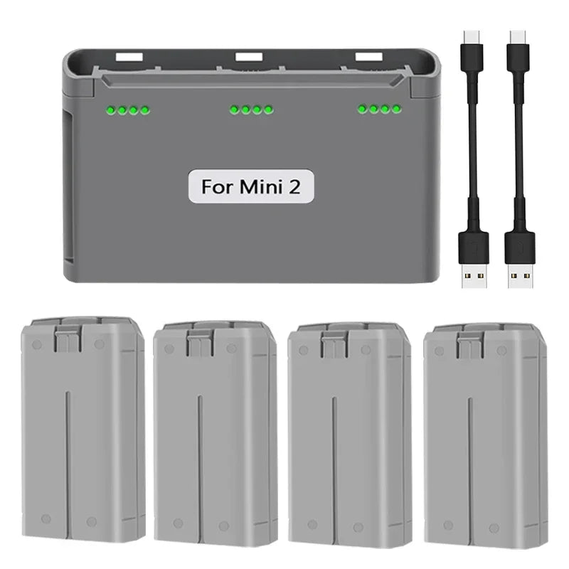 Drone Battery For DJI Mini 2 SE MINI 4K Battery Charging Hub for Mini2 2SE UAV Intelligent Flight Batteries Accessories