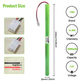 FMA 12V Ni-Cd Ni-MH 1.2-3Ah Rechargeable Battery for SunSetter Solar Blind Solar Energy Storage Durable