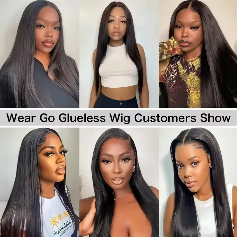 4x4 5x5 HD Lace Frontal Glueless Wig Human Hair 30 40 Inch Straight Human Hair Wig Pre Plucked Straight HD Lace Frontal Wig 13x6