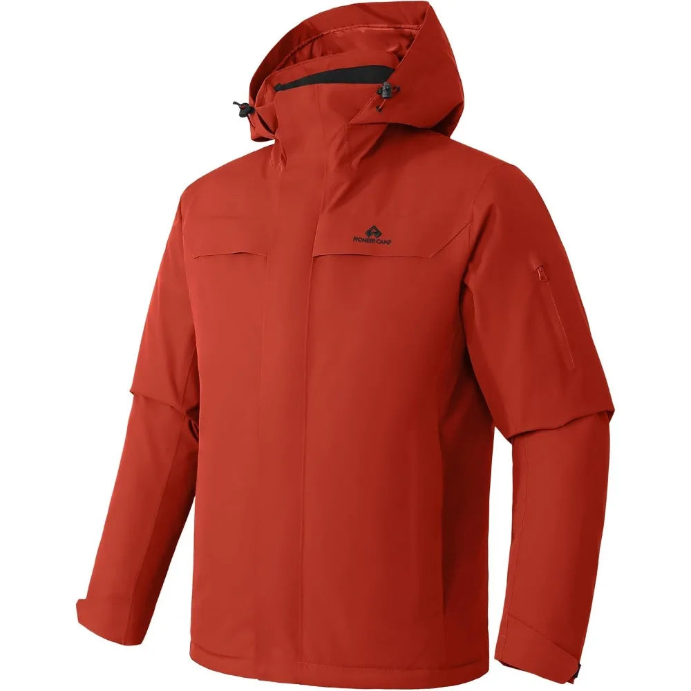 Pioneer Camp Men's Waterproof Ski Jacket Insulated Snowboard Winter Coat