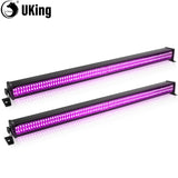 U'King 1/2Pcs 120W Wall Wash Light Bar RGB 336 LEDs Stage Lights 7000lm Wallwasher Lights For Home Nightclub Wedding Party Show