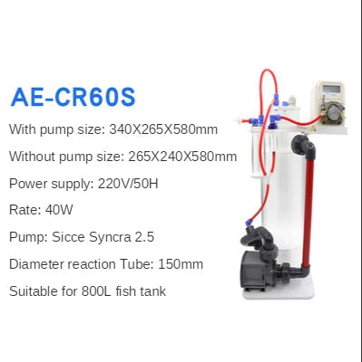 Aqua Excel's Alkaline Reactor, R5, R6, AE-CR, 50S, 60S, 81S, 90S, 100S