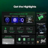 Creality Sermoon P1 3D Scanner 22+7+1 Line Blue Laser Modes +NIR 0.02mm Accuracy Support Wireless and Deep Hole Scanning