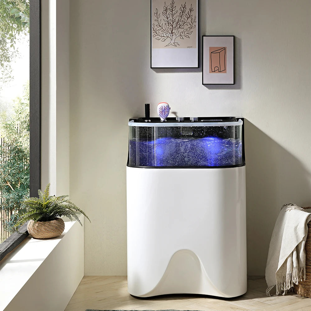 Functional Animal Salon Acrylic Pet Tubs Dog Washing Massage Bathtubs