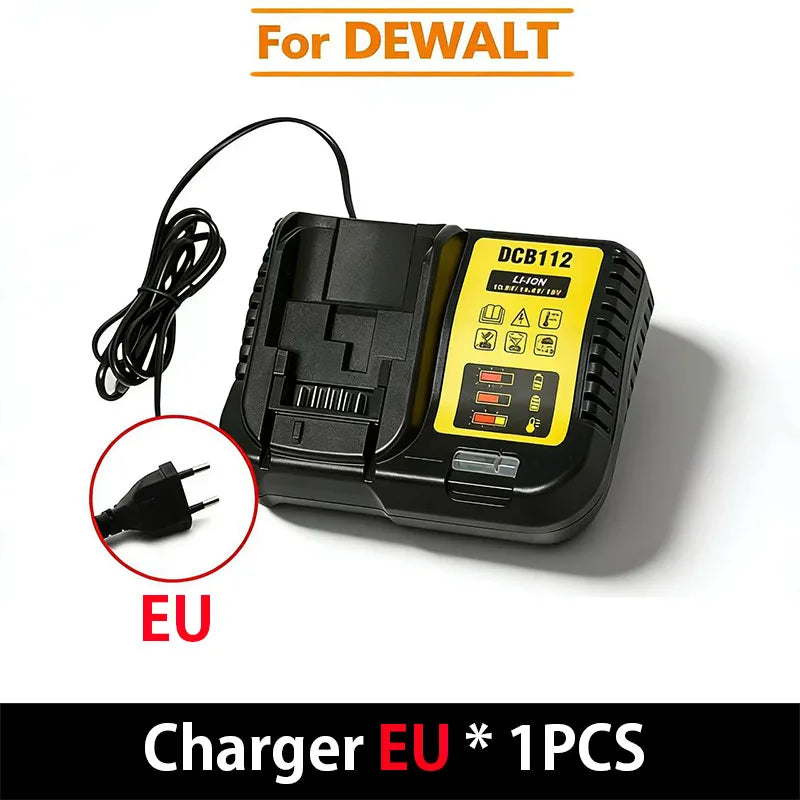 Compatible Replacement Battery For DeWalt 20V/60V 12Ah Lithium Battery Fit DCB200 DCB203 DCB204 DCB205 DCB206 Power Tools