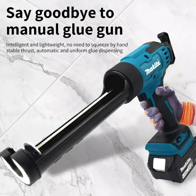 Makita 18V Cordless  Power Tool Silicone  Electric Glass Caulking Gun LED  Gun Multifunctional DIY Repair Tool