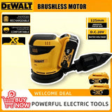 DEWALT Orbital Sander Speed Dust Collection for Heavy-Duty Wood Polishing in Construction  Workshop Tool For DEWALT Battery