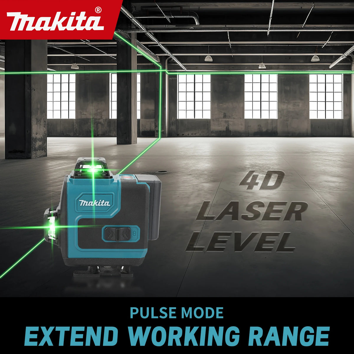 Makita Self-Leveling Laser Level Anti-tilt Alarm Function Ensure Accurate Alignment During Construction And Renovation tools