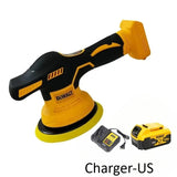 DeWALT 8 Gears Adjustable Cordless Car Polisher Electric Auto Waxing Sanding Sealing Glaze Tool For Dewalt 20V Battery