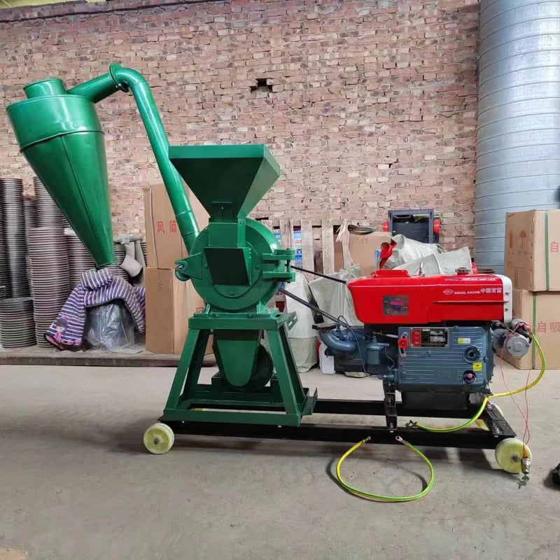 Cheap Price Small Grain Corn Flour Mill Maize Milling Machinery Rice Wheat Powder Making Home Use