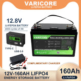 VariCore 12V/24V/36V/48V 360Ah 340Ah 180Ah 100Ah 120Ah LiFePO4 Battery for 4s 8s 10s 16s Solar Touring Car Golf Cart Duty-free