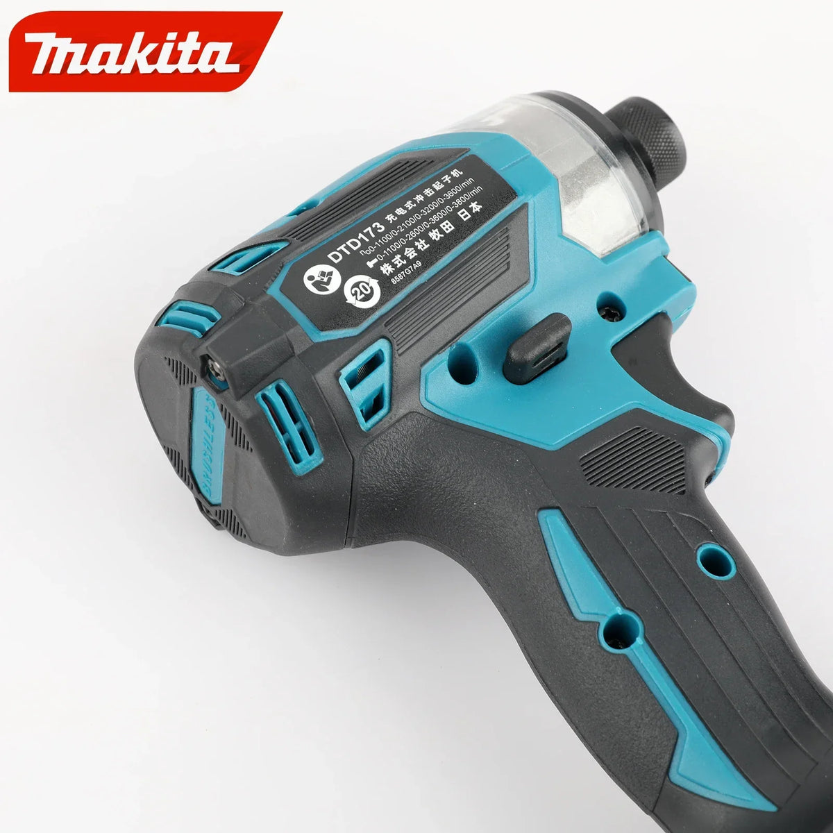 Makita DTD173 Blue, Black and White, Black, Purple, Red, Brushless Screwdriver, Rechargeable Electric Screwdriver,No Battery