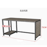 SM new home new wood computer desk workbench desk aluminum profile rectangular table