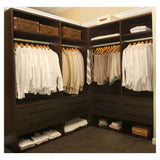 Open Cloakroom U Shape Wardrobe Luxury Modern Simple Minimalist Large Wardrobe Closet