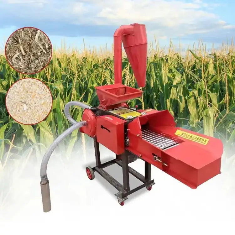 Factory Direct Supply Cattle and Sheep Animal Agricultural Feed Shell Cutting Machine Feed Food Grass Rice Corn Shredder