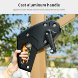 Outdoor Aluminum Garden Umbrella UV Resistant Sunshade Patio Umbrella With Base For Hotel Villa Courtyard Park Heavy DutyDurable