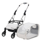 Luxury Pet Stroller Dogs 4 Wheels Foldable Detachable Cat Stroller Outdoor Walking Small Medium Puppy Strollers Portable Cheap