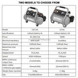Numax 20 Volt Cordless 1/2.5 Gallons 4L/10L Air Compressor For Makita 18V Battery