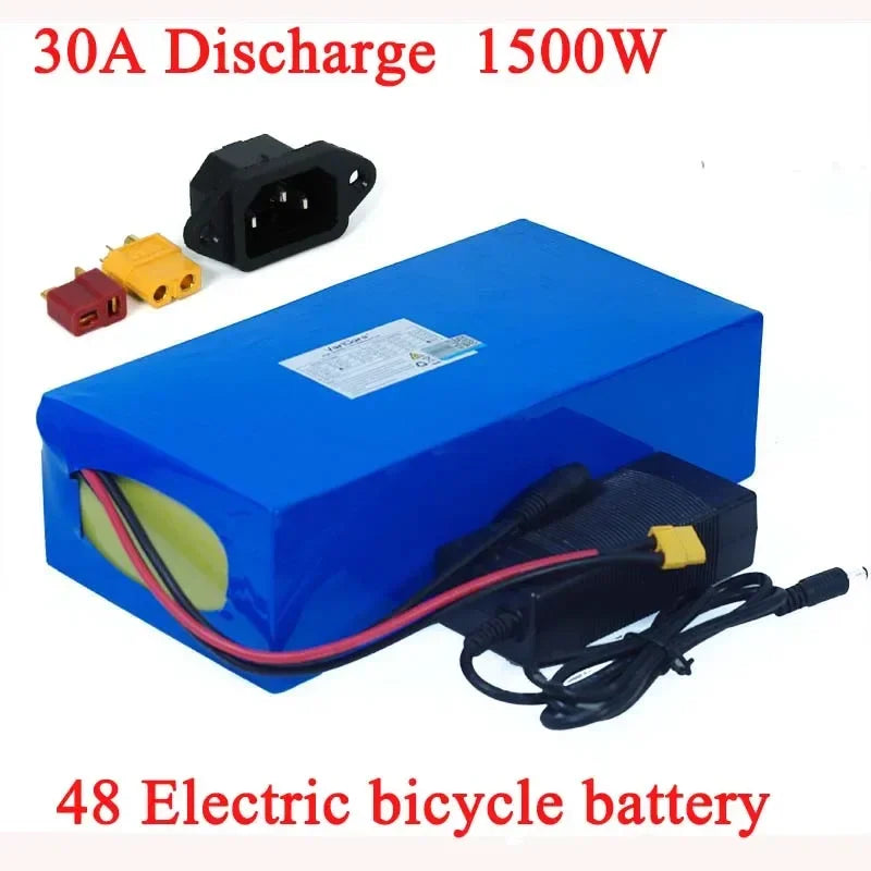 48V 32Ah 1500W Battery 48V 12Ah 24Ah 21Ah 18Ah 15Ah 18650 Lithium Batteries for 54.6V 750W 1000W 1200W Motor