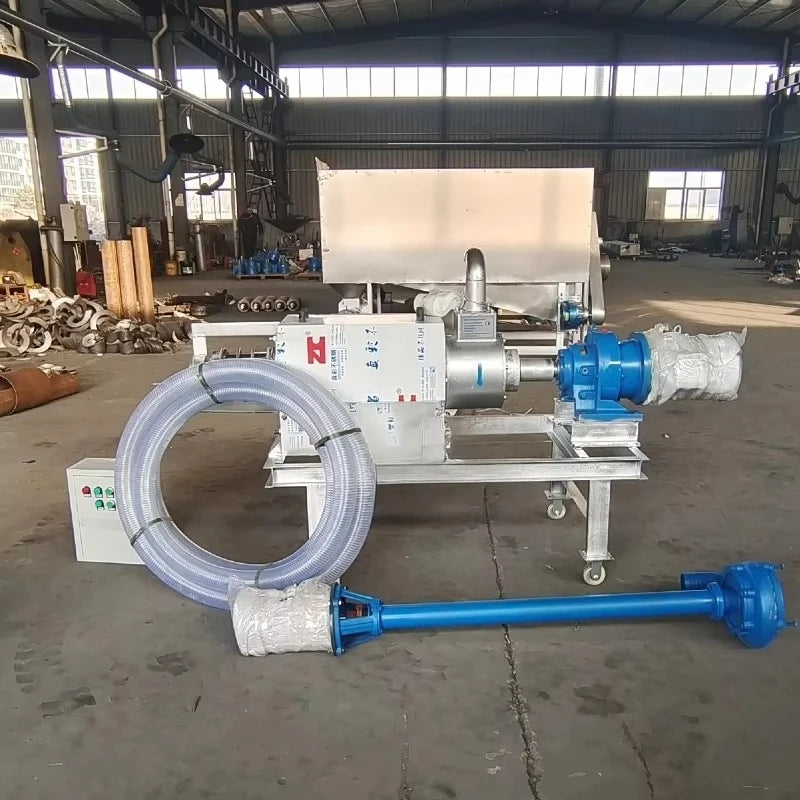 Farm animal manure dehydration press poultry manure dryer