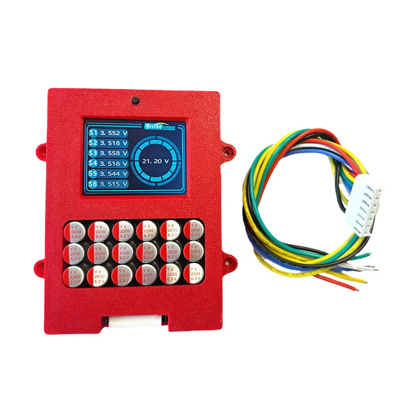 Heltec Lithium Titanate 6S Active Balancer with Voltage Display TFT LTO Battery Voltage Tester 5A Energy Transfer Equalizer