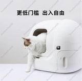 Automatic Self-Cleaning Cat Litter Box, Intelligent Electric Toilet with Odor Control for Cats