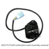 For SUPER SOCO TS TC TC max rotating handle left and right combination switch button handle