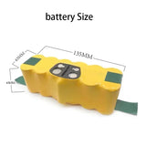 14.4V 3000mAh 4500mAh 6000mAh Sweeper Battery, for the full range of iRobot sweepers，For iRobot 770 860 620 780 880 870,ect