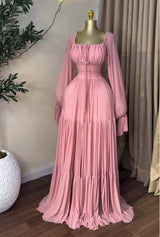 CM.YAYA 2026 Fall Winter Women Long Sleeve Slash Neck Long Maxi Dress Slim Evening Birthday Trendy Sexy Vacation Party Dresses