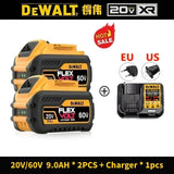 Original DeWALT 20V/60V 9Ah MAX FlexVolt Battery，for DCB606 DCB609 DCB205 DCB206 DCB182 Power Tool Replacement Battery.