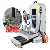 Steel Structure Metal 5 Axis 2.2KW CNC Router 3040 Option ATC System XYZAC Closed Loop or Servo Motor Engraving Milling Machine